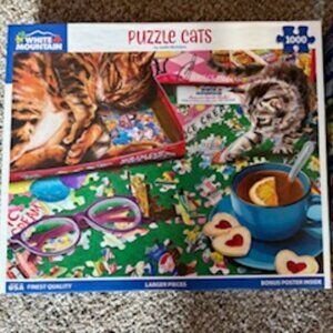 Puzzles  White Mountain 1000 pieces (2 puzzles)